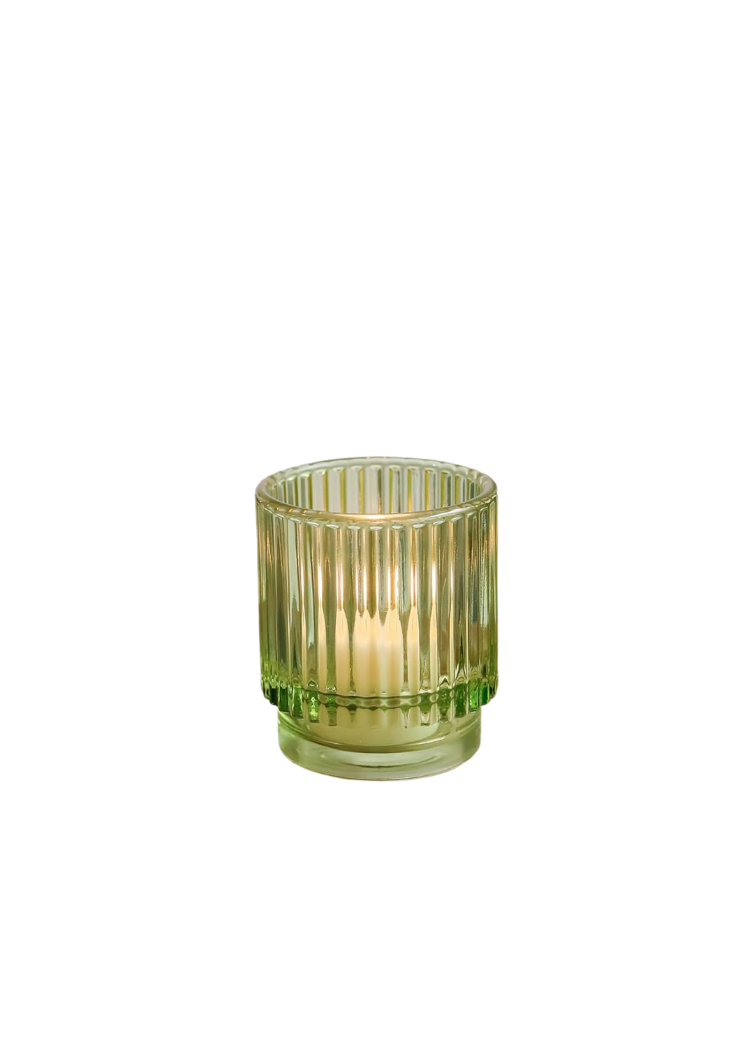 Votive rainurée Pistache
