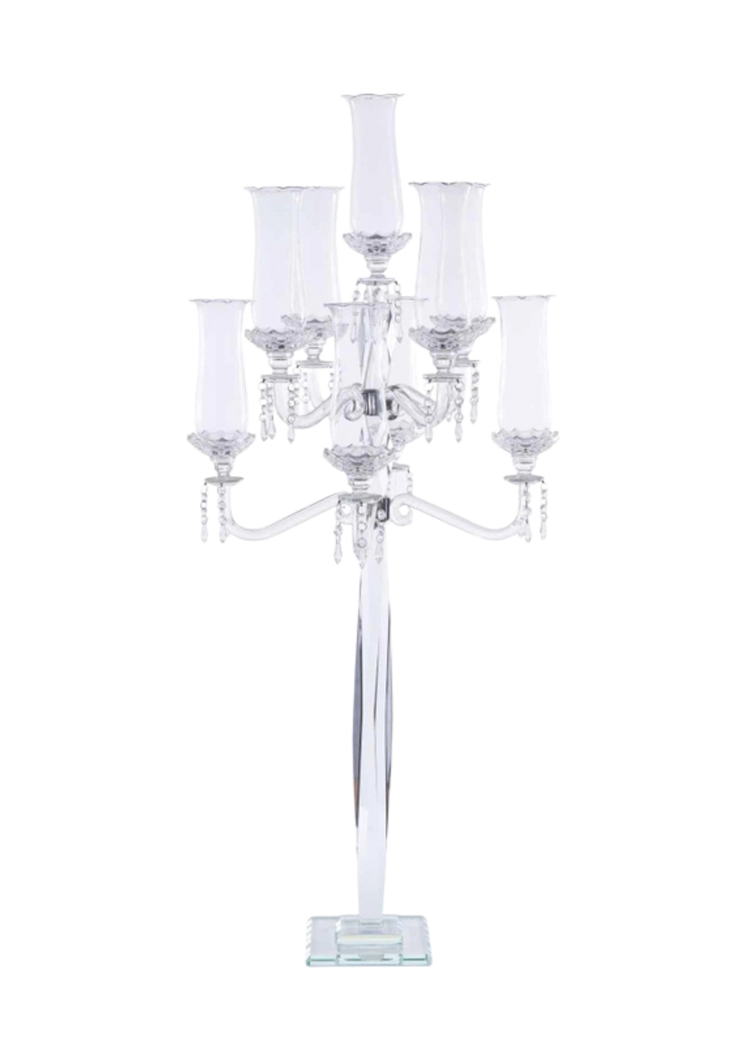 Candélabre Cristal à 9 branches - 49''H