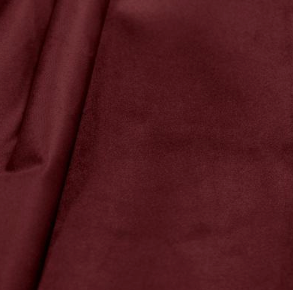 Serviette de table en velours - Merlot