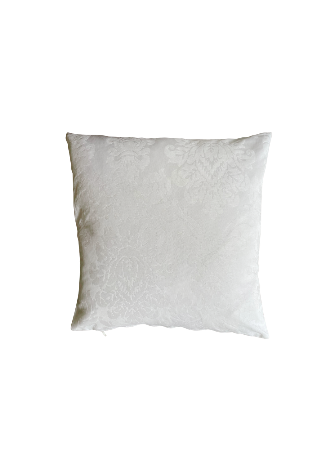 Housse de coussin Saxony Damask blanche