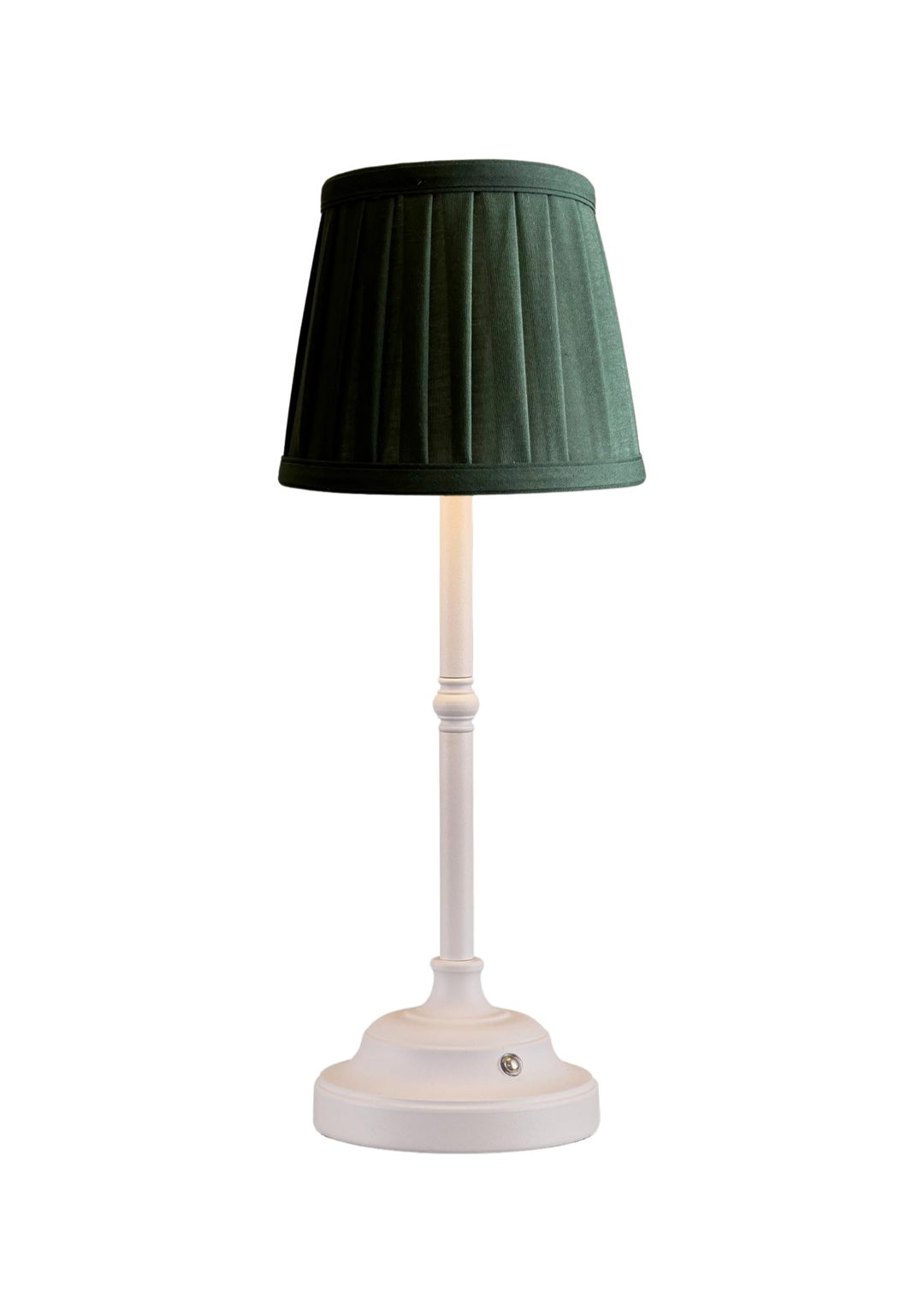 Lampe Brittany au LED - Verte forêt et blanche