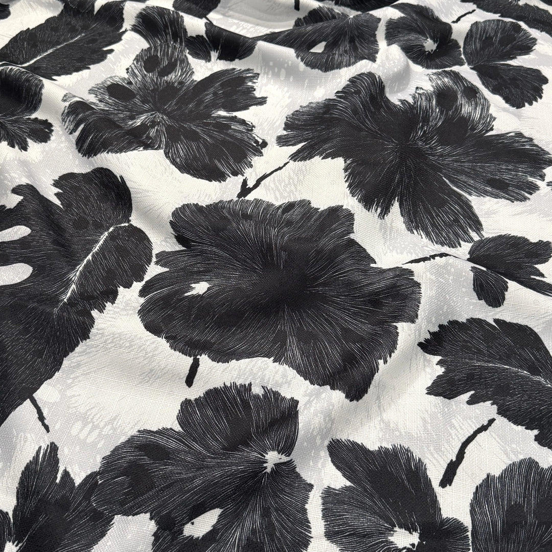 Nappe ronde 132" - Nuit florale