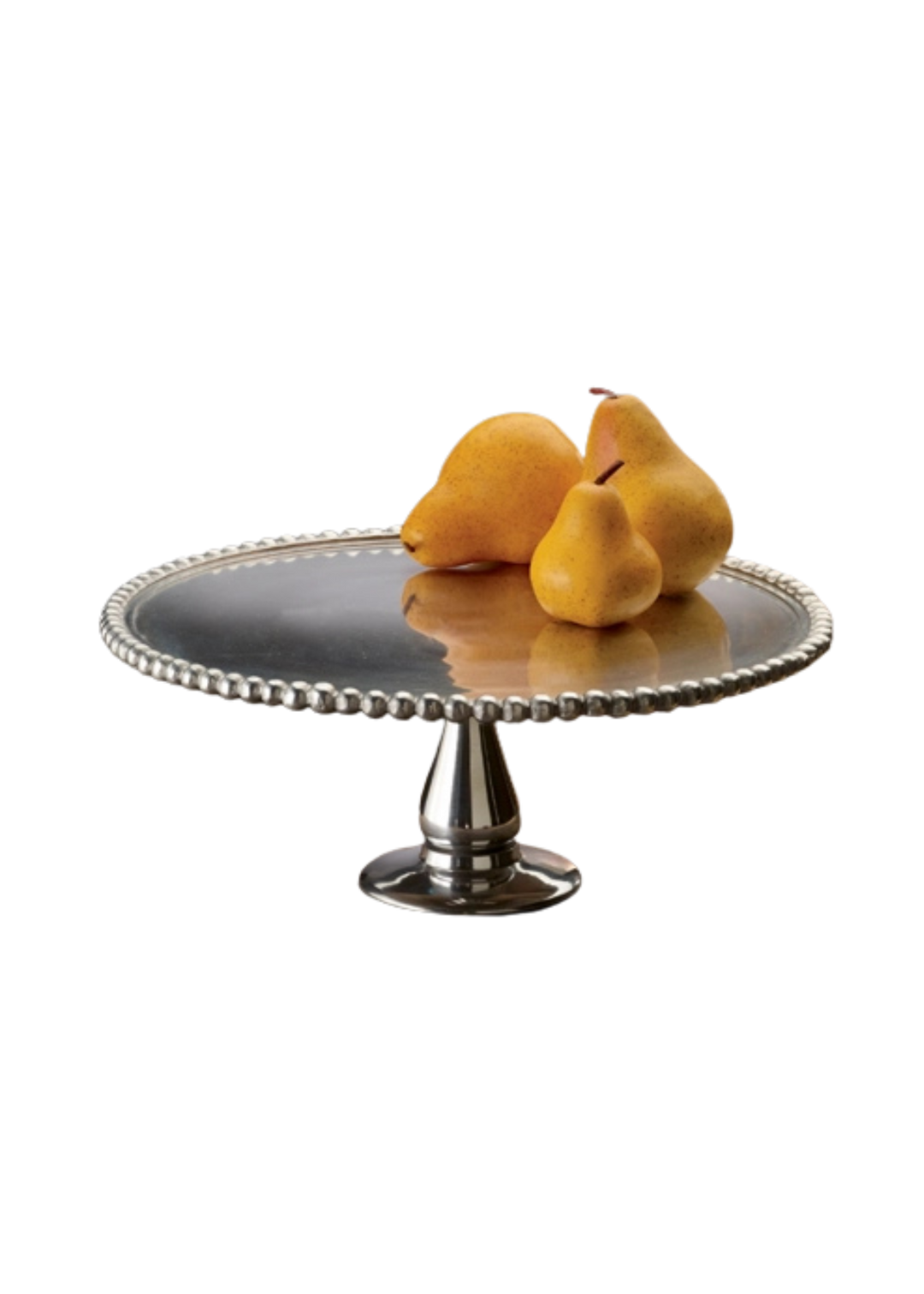 Présentoir à gâteau Perlé argent
