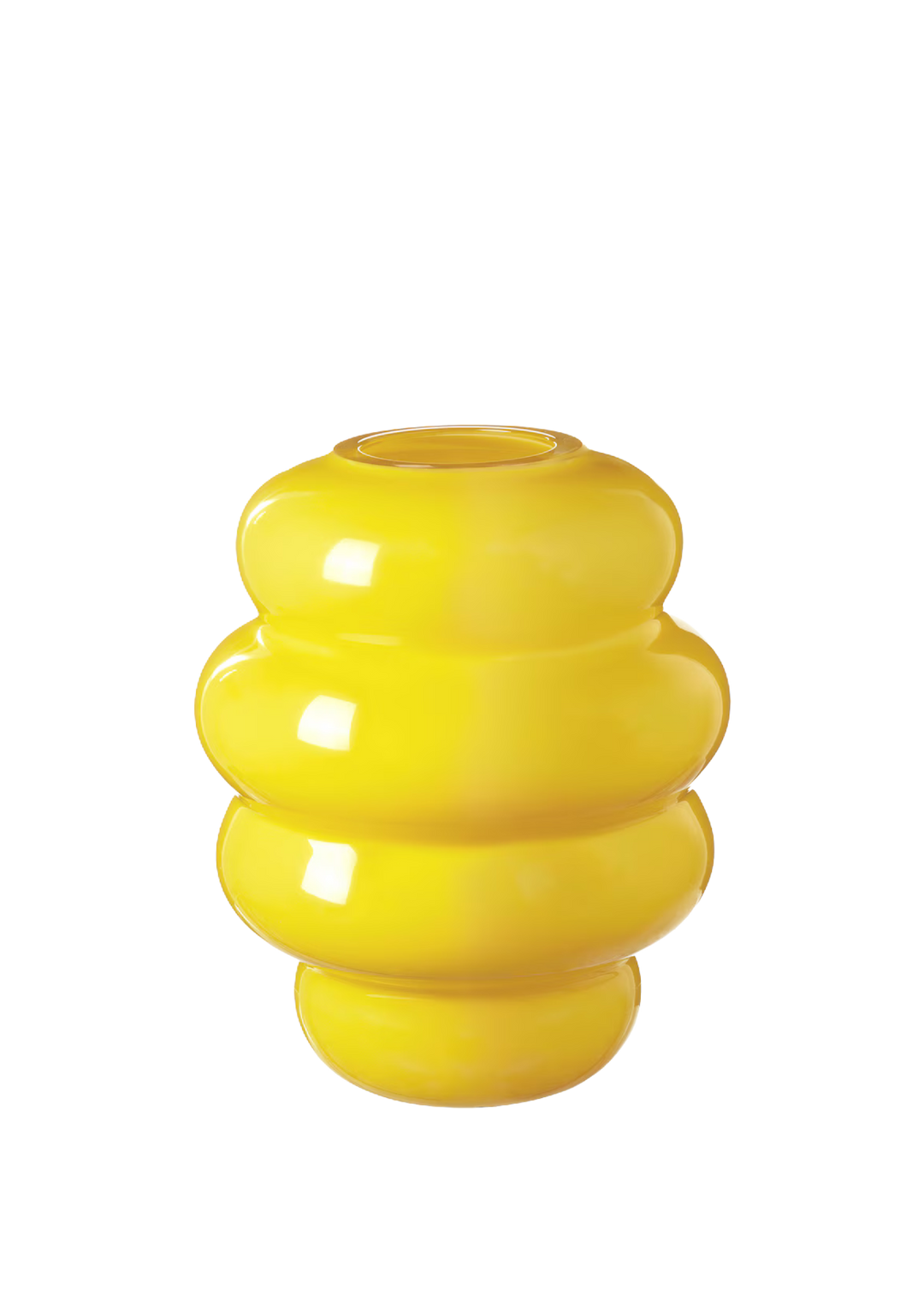 Vase Groovy Jaune
