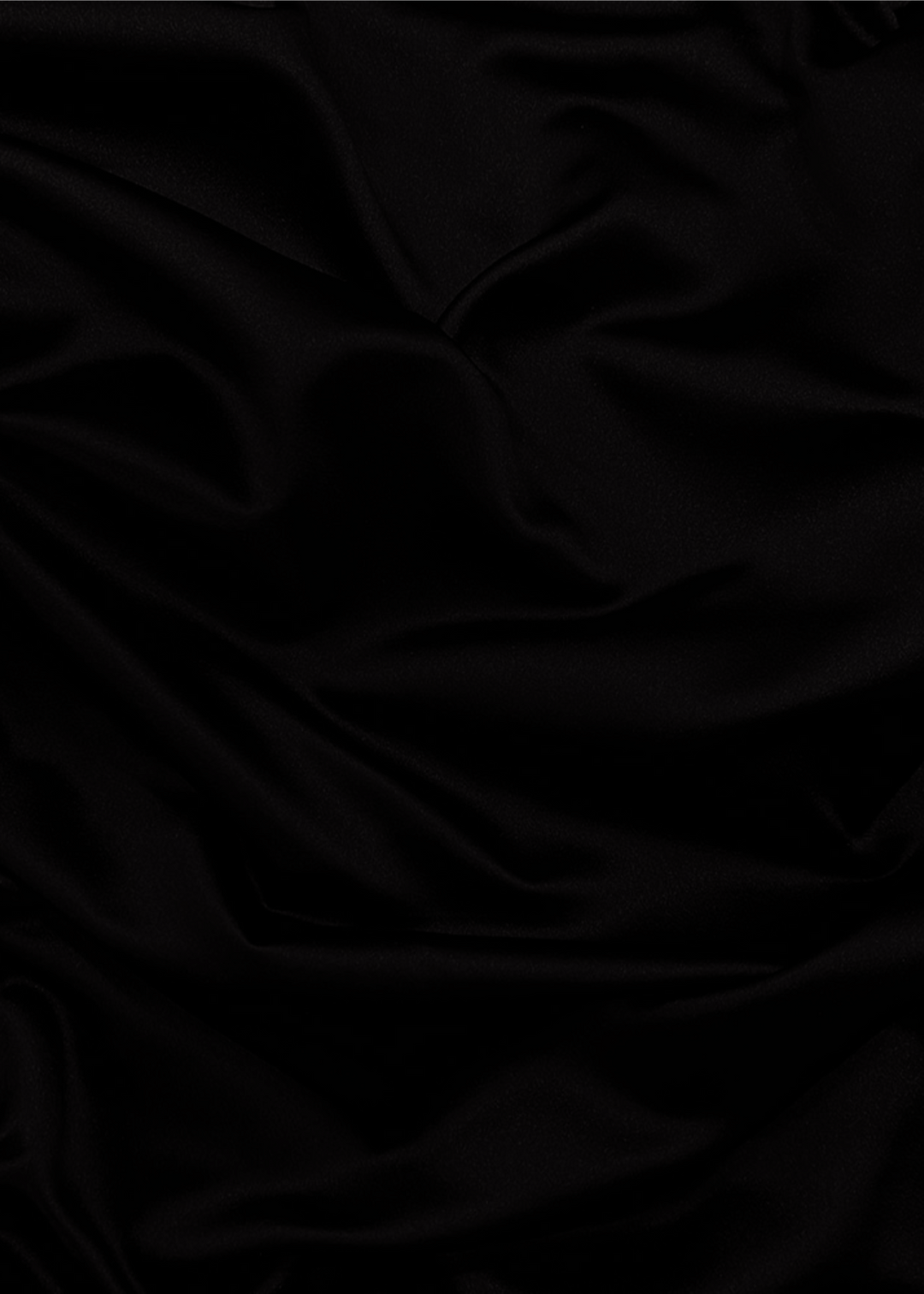 Nappe ronde satin 132" - Noire