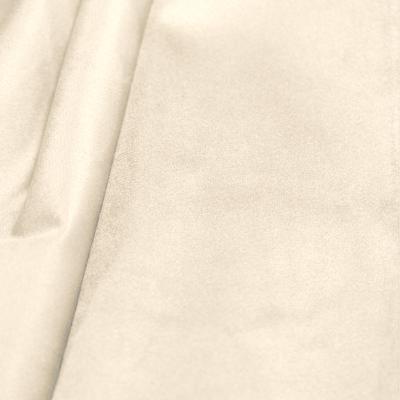 Serviette de table velours - Crème