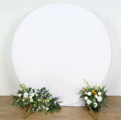 Tissus couvrant blanc pour arche ronde