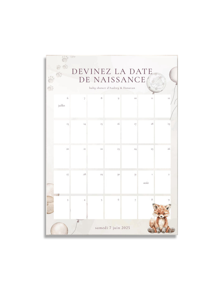 Jeux ''Devinez la date''
