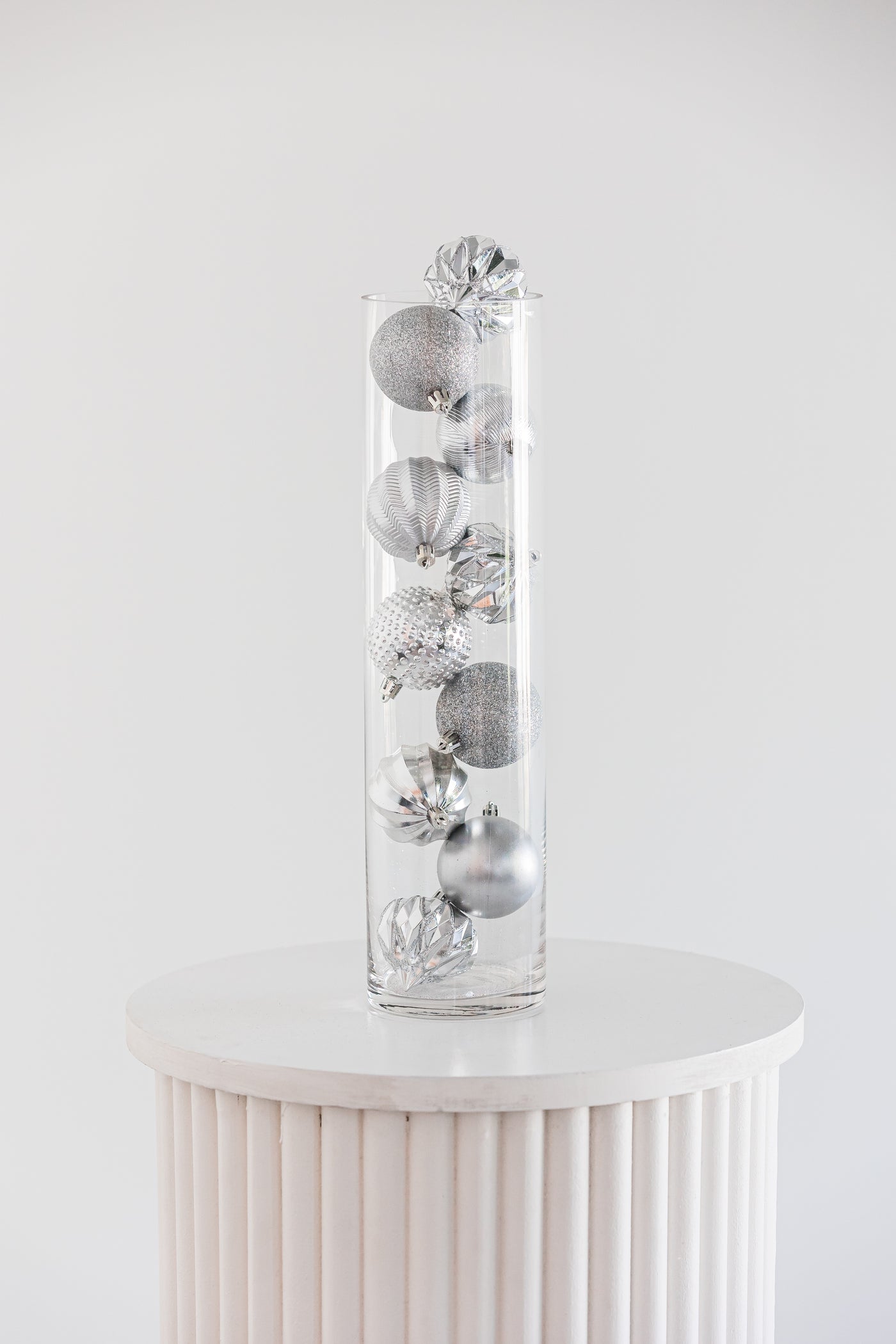 Boule de Noël argent