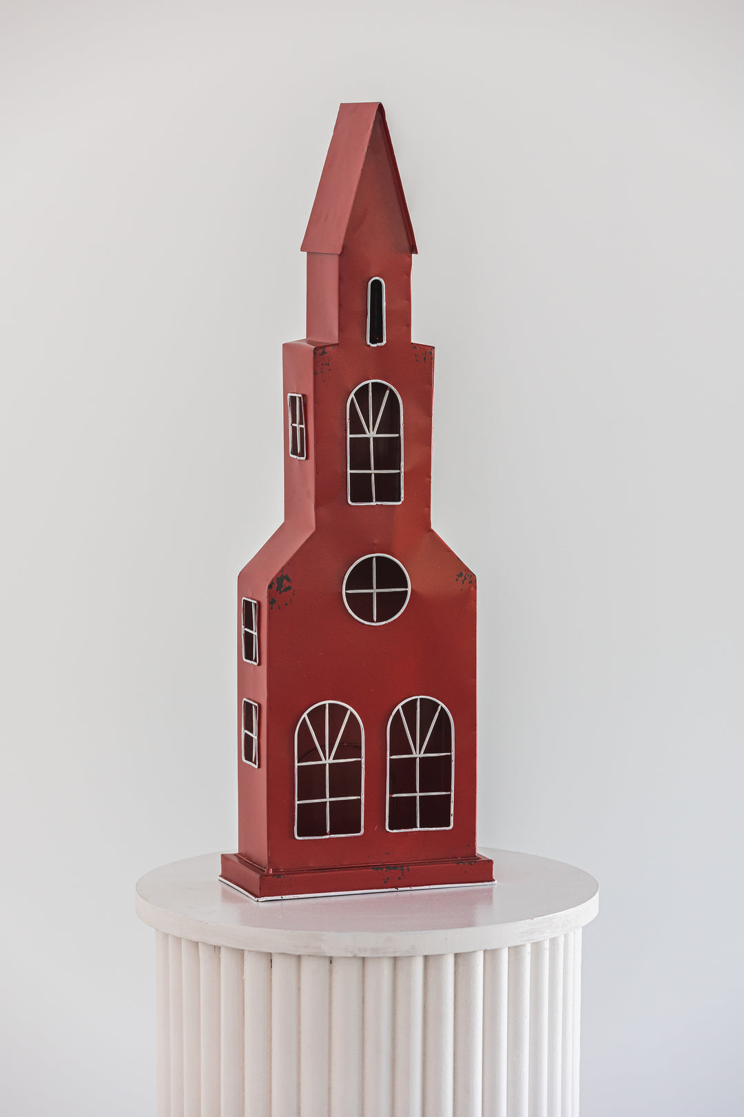 Église rouge de Noël