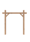 Arche en bois carré