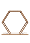 Arche en bois héxagonale double