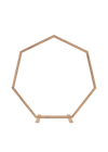 Arche en bois hexagonale simple