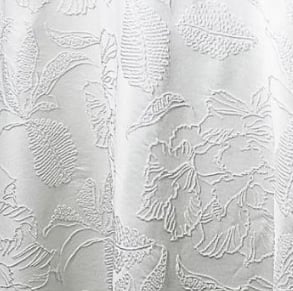 Nappe ronde 132" Belle Époque - Blanc os