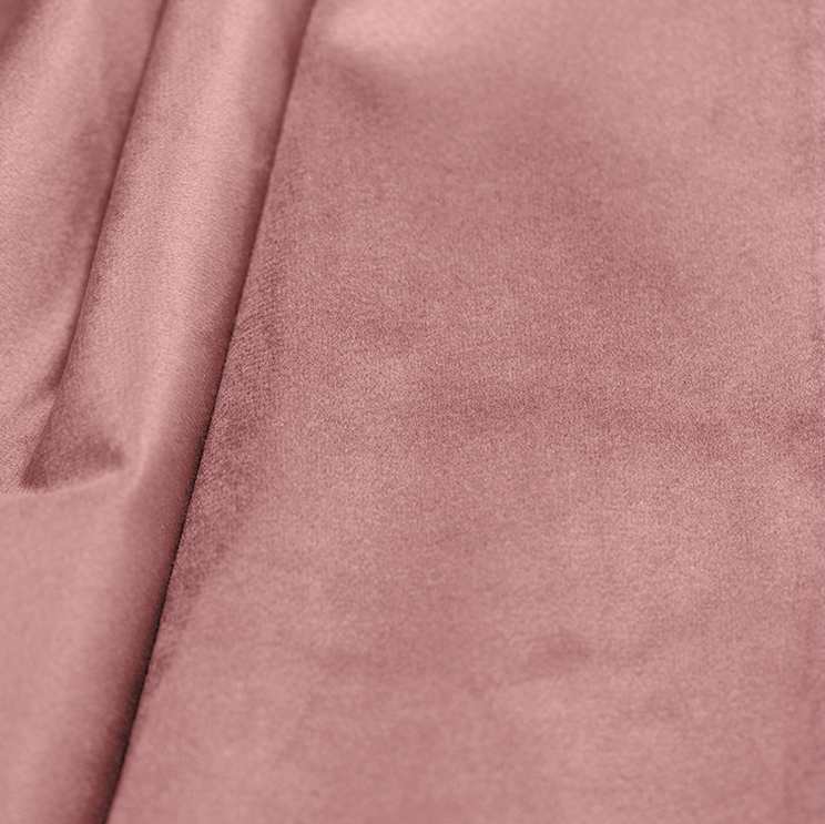 Serviette de velours - Blush