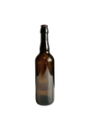 Bouteille en verre ambrée