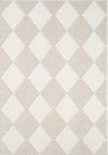 Tapis crème à carreaux 5'-3" x 7'-6"