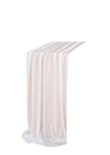 Chemin de table 118" - Mousseline de soie Blanc