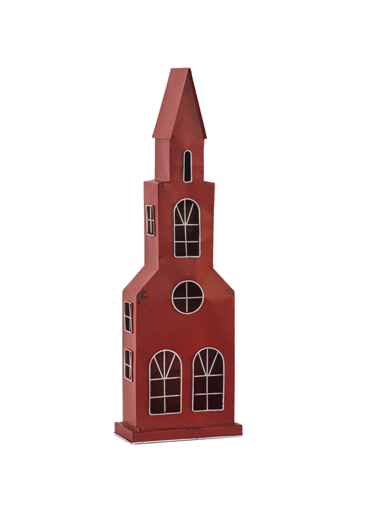 Église rouge de Noël