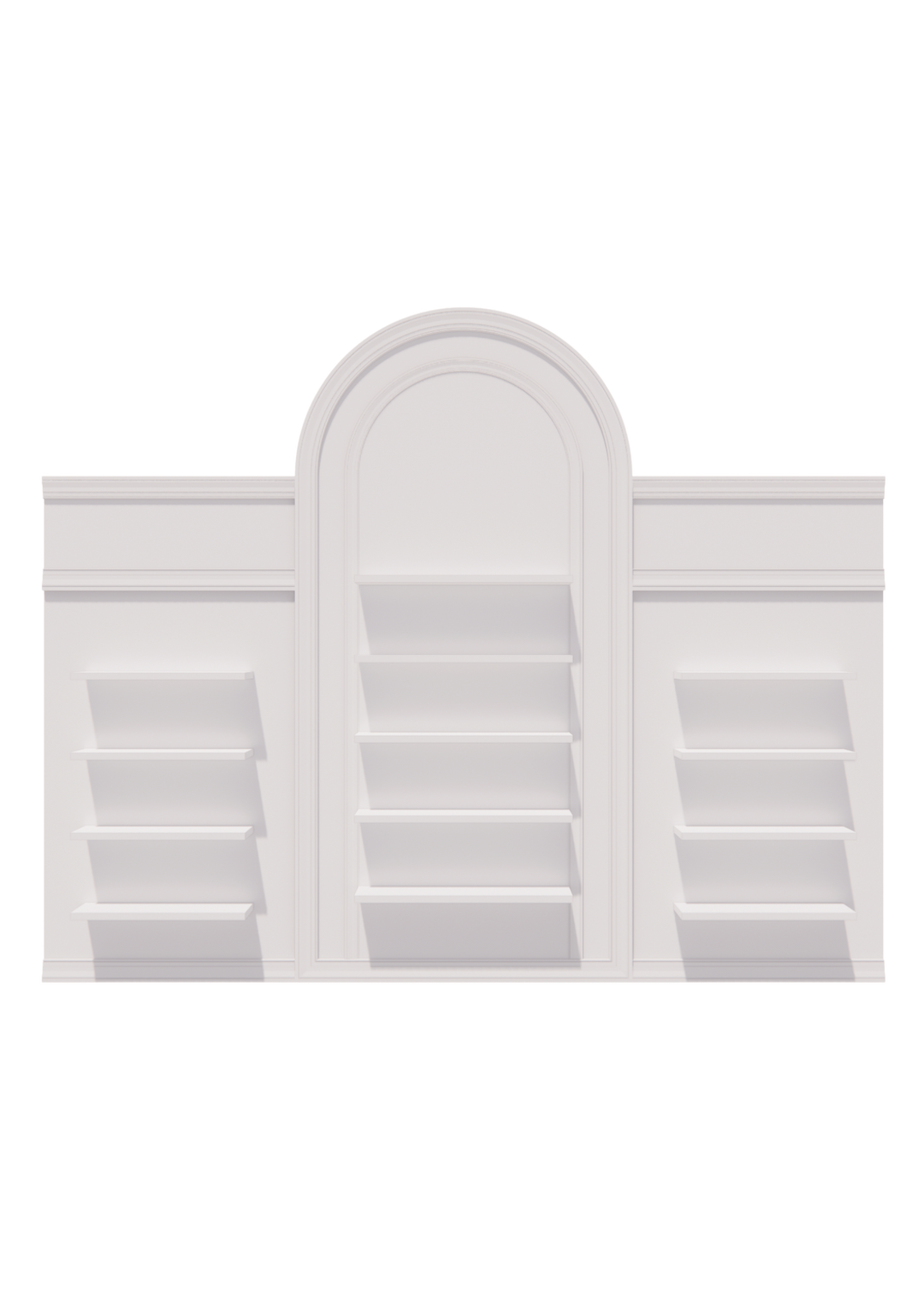 Panneau à tablettes - Élégance