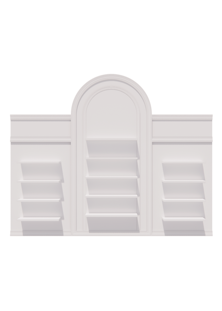 Panneau à tablettes - Élégance