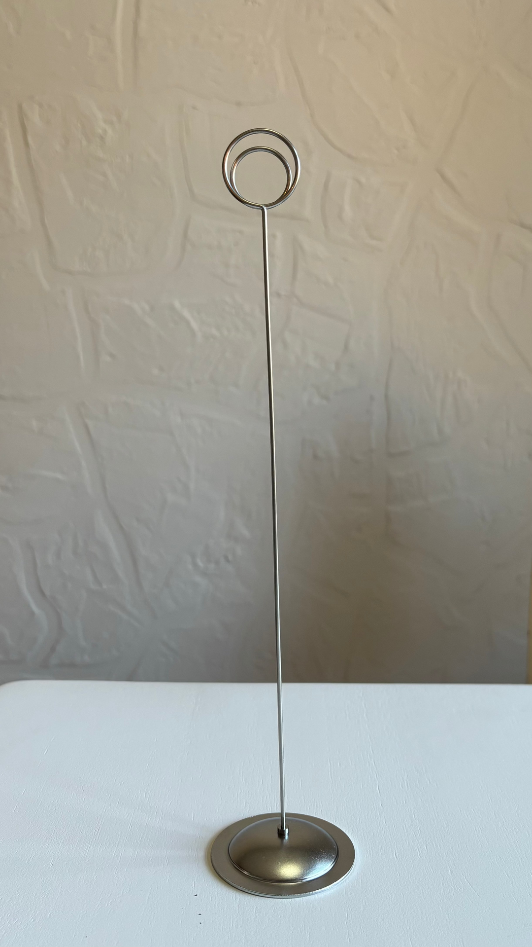 Porte numéro de table acier inoxydable