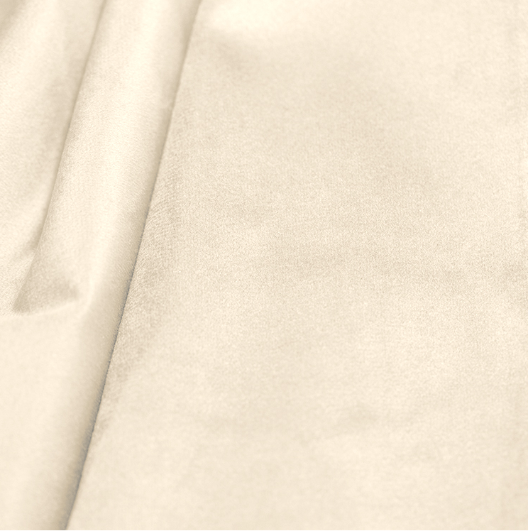 Nappe rectangulaire de velours 108''x156'' - Crème