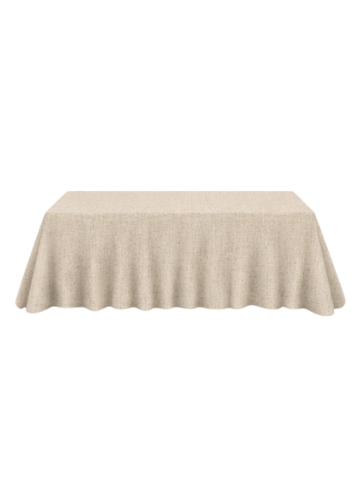 Nappe rectangulaire 108"x156'' - Lin naturel