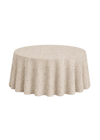 Nappe ronde 132'' - Lin naturel