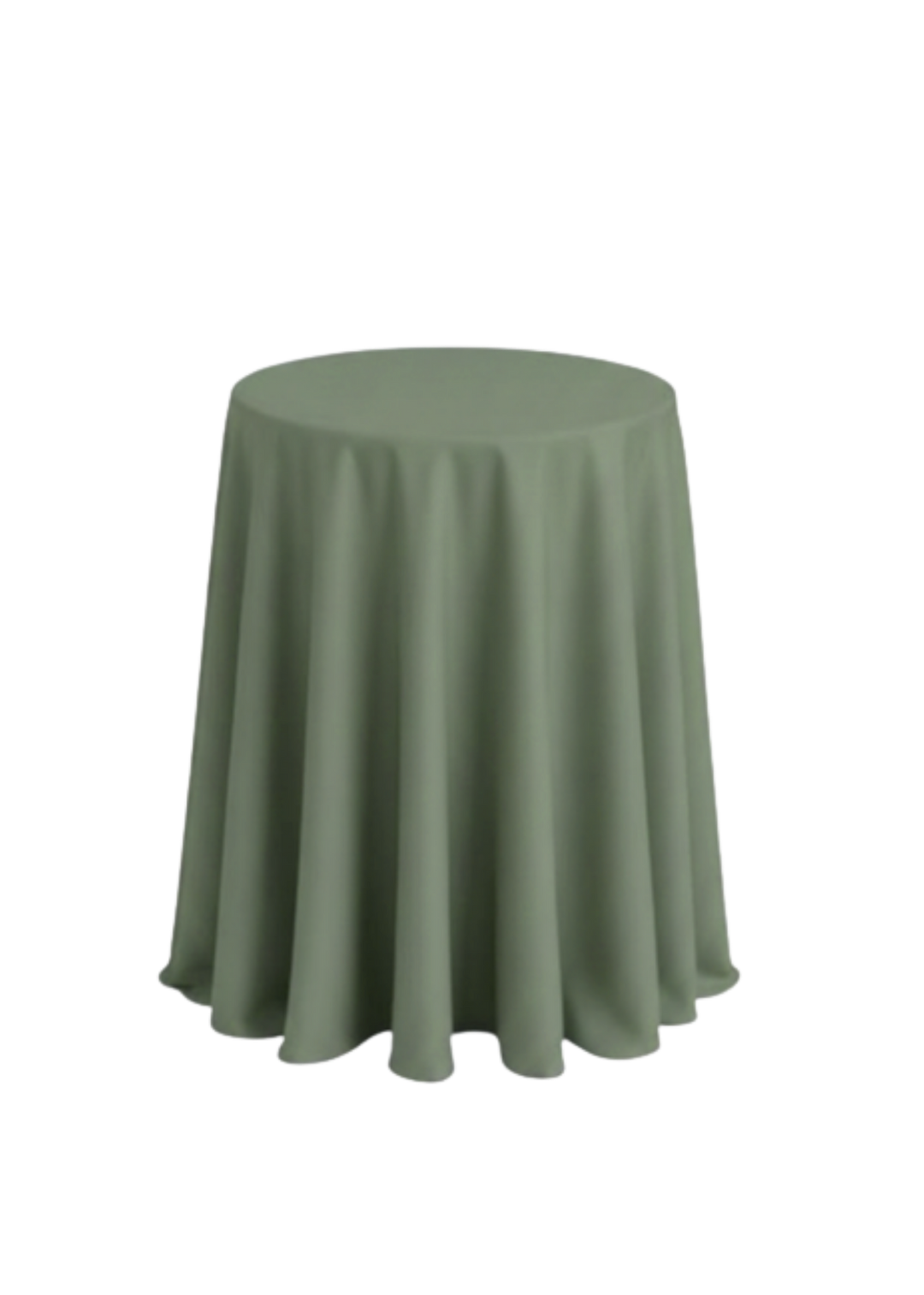 Nappe ronde polyester 132" - Vert militaire