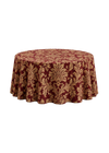 Nappe ronde Miranda Damask 132'' - Bordeaux