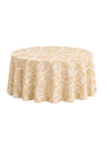 Nappe ronde Miranda Damask 132'' - Champagne