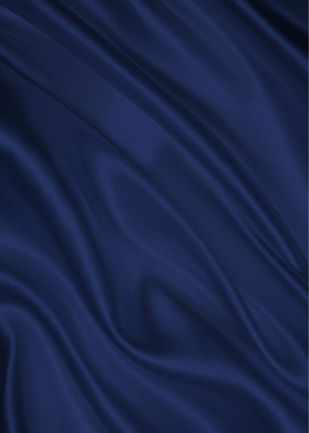 Nappe ronde satin 132" - Bleu marin