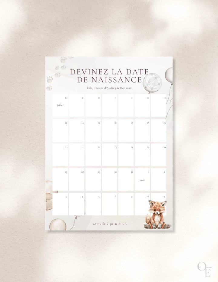 Jeux ''Devinez la date''