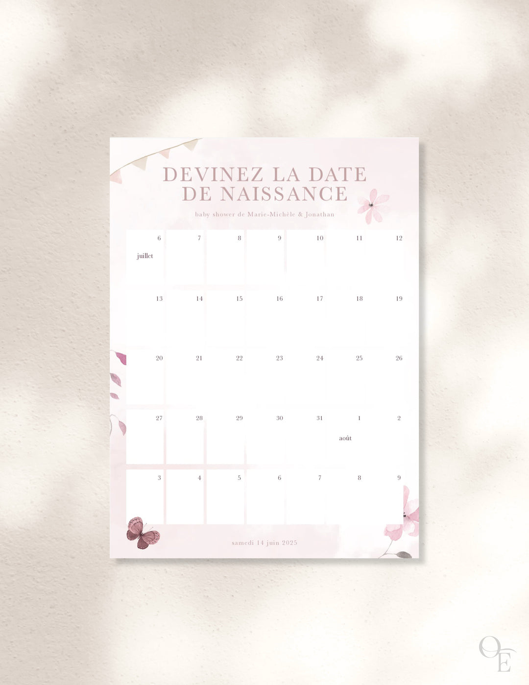 Jeux ''Devinez la date''