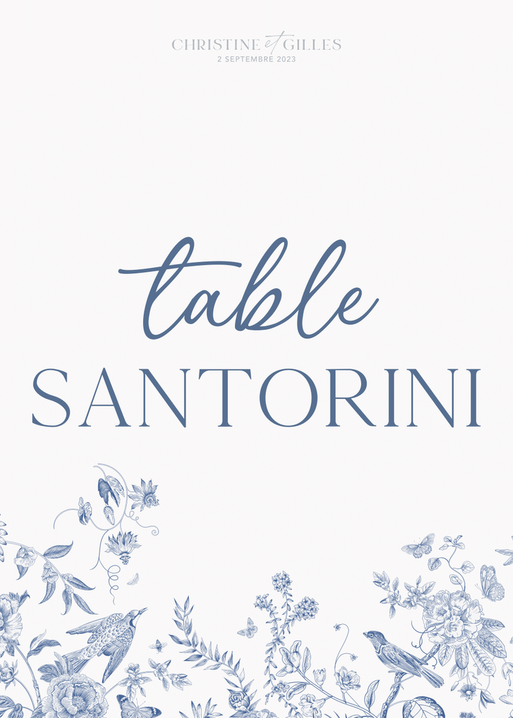 Numéro de table