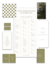 Affiches et graphismes de mariage