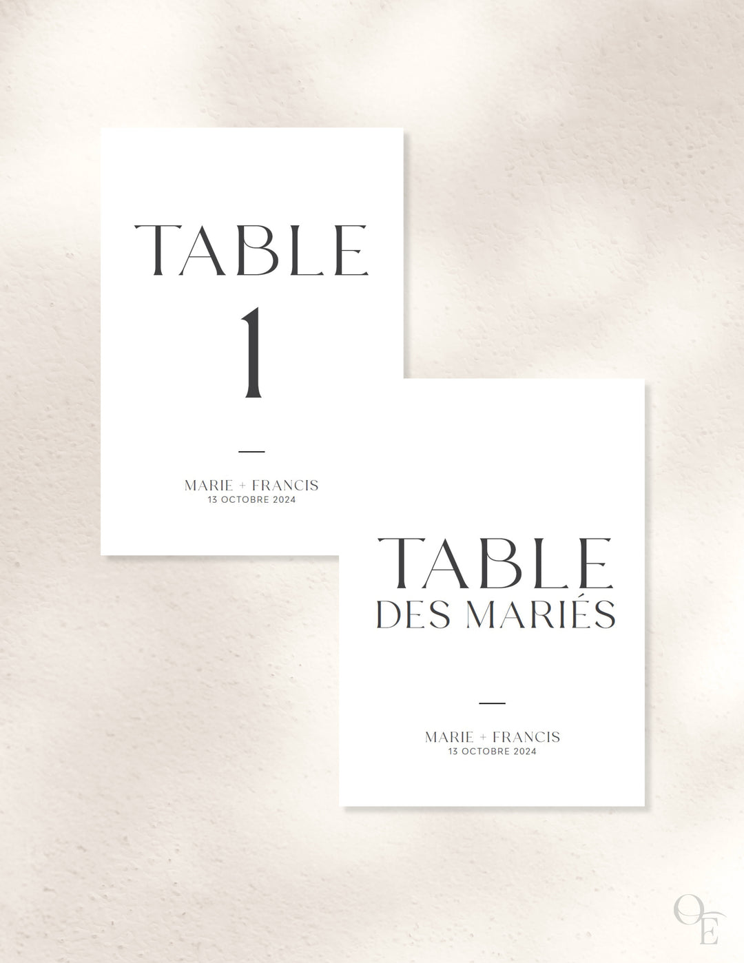 Numéro de table