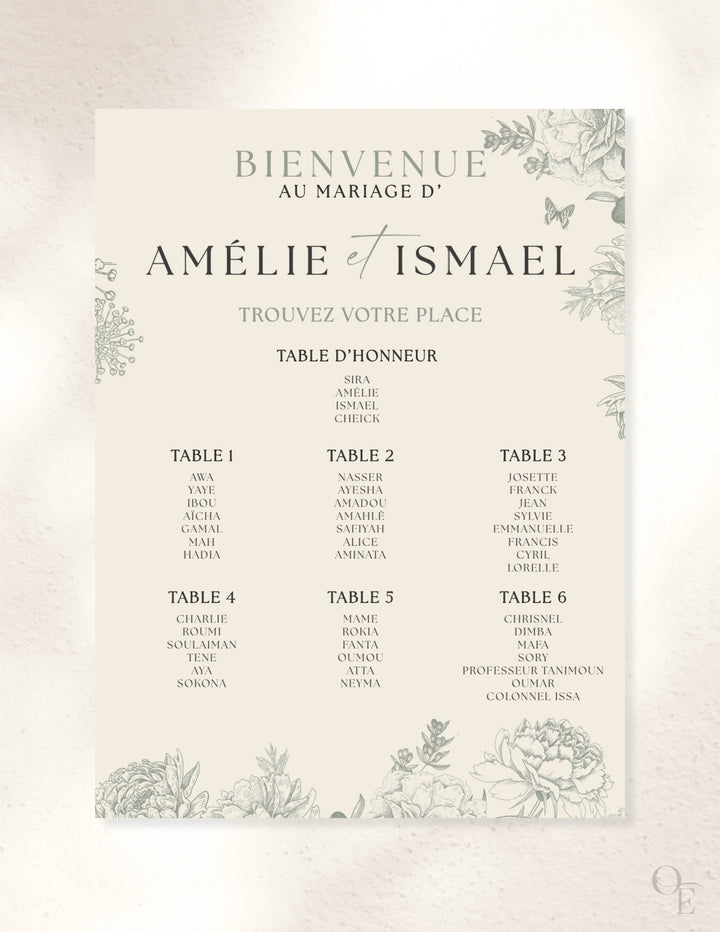 Plan de salle