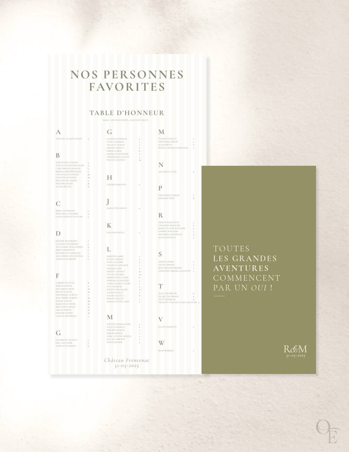 Plan de salle