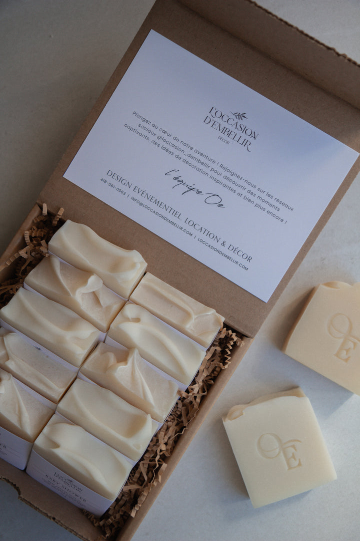 Boite de 10 savons artisanaux