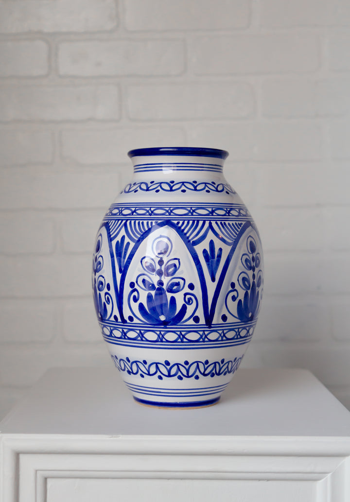 Vase créatif - Bleu et blanc
