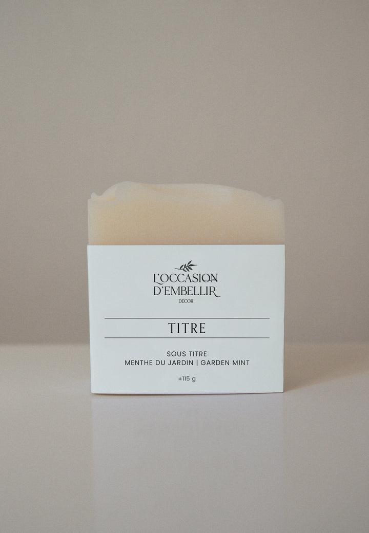 Boite de 10 savons artisanaux