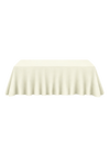 Nappe rectangulaire polyester 90"x156" - Crème