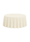 Nappe ronde polyester 120" - Crème