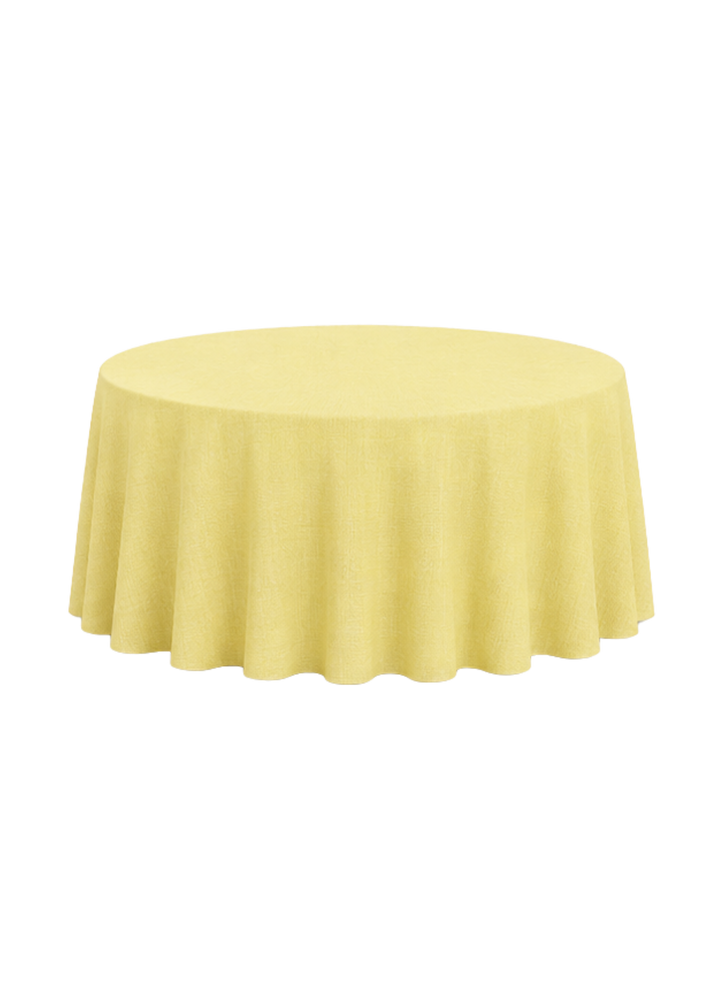 Nappe ronde polyester 120'' - Maïs