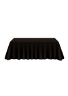 Nappe rectangulaire polyester 90"x132" - Noire