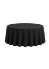 Nappe ronde polyester 120'' - Noir
