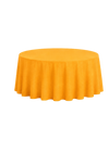 Nappe ronde polyester 120'' - Orange néon