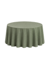 Nappe ronde polyester 132" - Vert militaire
